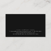 AVERY Modern Black Logo Business Reward 10 Punch Treuekarte (Rückseite)