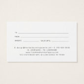 AVERY Modern Minimalist Business Gift Certificate (Rückseite)