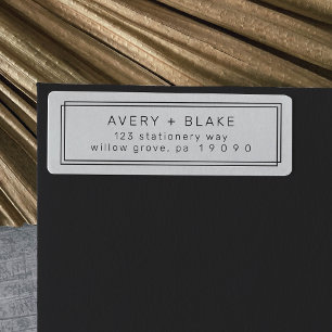 AVERY Modern Minimalistische Rücksendeadressen-Auf