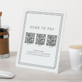 AVERY Moderne Minimal Business QR-Code-Scan zum Be Sockelschild (In SItu)