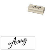 Avery name cursive dekorative Skript-Schriftart Gummistempel (Stempel)