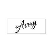 Avery name cursive dekorative Skript-Schriftart Gummistempel (Prägung)