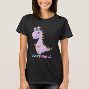 Avery Name Shirt Girl Dinosaur Geburtstagsparty Av