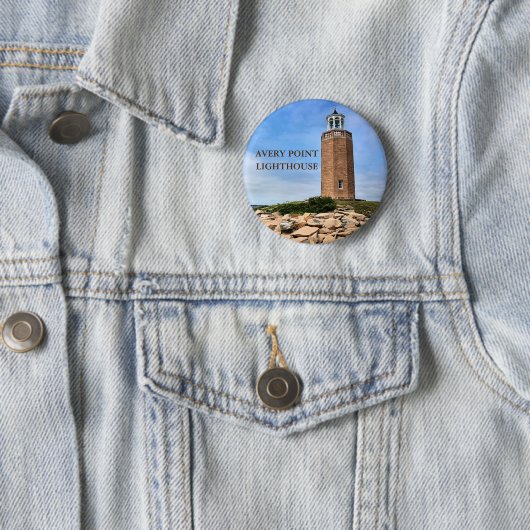 Avery Point Lighthouse, Connecticut-Button Button (Beispiel)