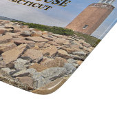 Avery Point Lighthouse, Connecticut Cutting Board Schneidebrett (Ecke)