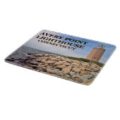 Avery Point Lighthouse, Connecticut Cutting Board Schneidebrett (Ecke)