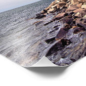 Avery Point Lighthouse, Connecticut Foto Print (Ecke)