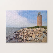 Avery Point Lighthouse, Connecticut Jigsaw Puzzle (Horizontal)