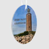 Avery Point Lighthouse, Connecticut Ornament (Vorderseite)