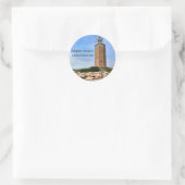 Avery Point Lighthouse, Connecticut Round Stickers (Tasche)