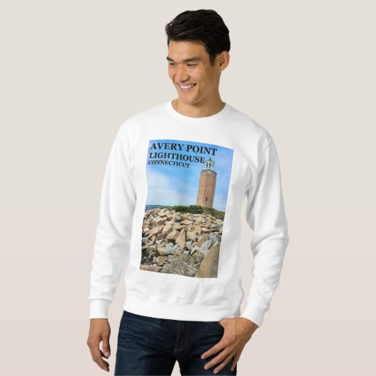 Avery Point Lighthouse, Connecticut Sweatshirt (Vorne ganz)