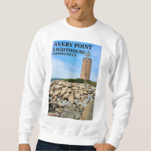 Avery Point Lighthouse, Connecticut Sweatshirt