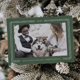 AVERY Sage Green Gerahmt Couples Foto Weihnachten