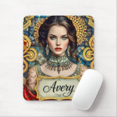 AVERY ~ Schöne Frau ~ Mauspad (Mit Mouse)