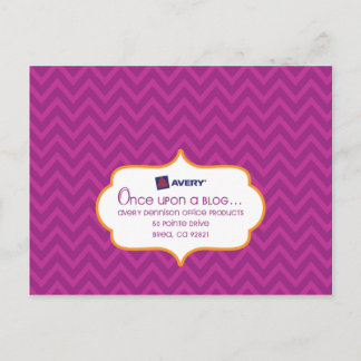 Avery SocialLuxe Postcard Postkarte