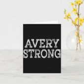 Avery strong squad family reunion last name team karte (Gelbe Blume)