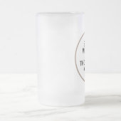 Averys mattierte Bier-Tasse Mattglas Bierglas (Mittel)