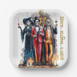 Avery's Sinister Soirée-Halloween-Party Pappteller