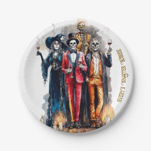 Avery's Sinister Soirée-Halloween-Party Pappteller (Vorderseite)