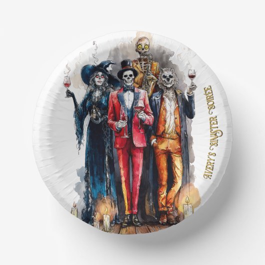 Avery's Sinister Soirée-Halloween-Party Pappteller (Vorderseite)