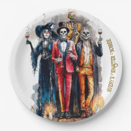 Avery's Sinister Soirée-Halloween-Party Pappteller