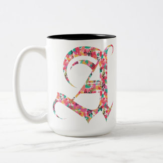 AVESTRAVA -A- farbige Pinselstriche Zweifarbige Tasse