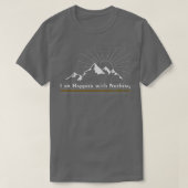 Avett Brothers Ich bin glücklich mit nichts T-Shirt (Design vorne)