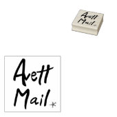 "Avett Mail" Gummi-Briefmarke, inspiriert von Seth Gummistempel (Stempel)