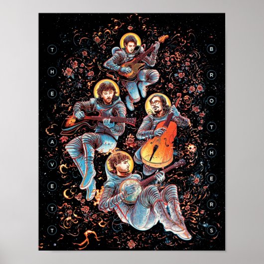 avett tour Cartoon brothers 2020 mnctv Poster (Vorne)