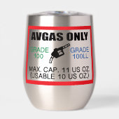 AVGAS / 100LL fuel only (Vorderseite)