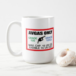 AVGAS / 100LL fuel only Kaffeetasse