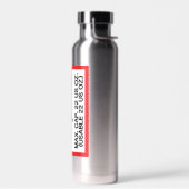 AVGAS / 100LL fuel only Trinkflasche (Links)