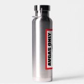 AVGAS / 100LL fuel only Trinkflasche (Rechts)