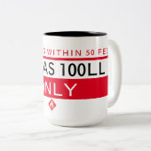 avgas 100LL only Two-Tone Coffee Mug Zweifarbige Tasse (VorderseiteRechts)