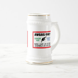 AVGAS / 100LL Treibstoff nur Bierglas