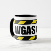 AVGAS NUR Tasse (Vorderseite Links)