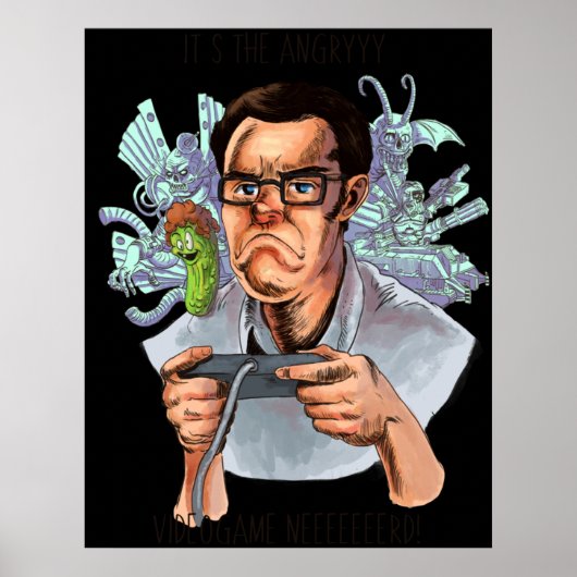 AVGN Angry Videogame Nerd Poster (Vorne)