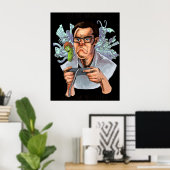 AVGN Angry Videogame Nerd Poster (Heimbüro)