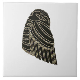 AVIAN ART DECO IN BROWN Kachel