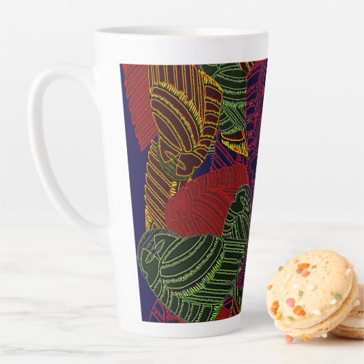 AVIAN ART DECO Latte Tasse (Beispiel)