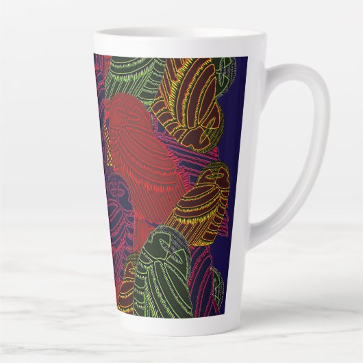 AVIAN ART DECO Latte Tasse (Rechts)