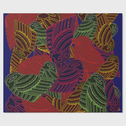 AVIAN ART DECO Packpapier (Flach)