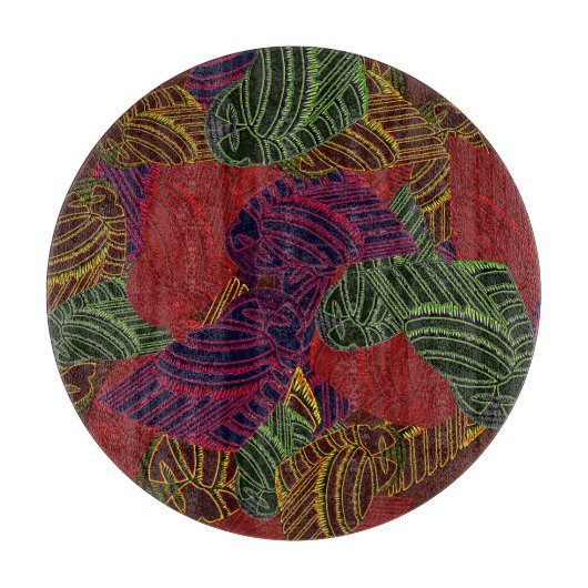 AVIAN ART DECO-Schneidbrett Schneidebrett (Vorderseite)