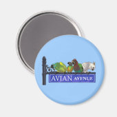 Avian Avenue Magnete Magnet (Vorderseite/Rückseite)