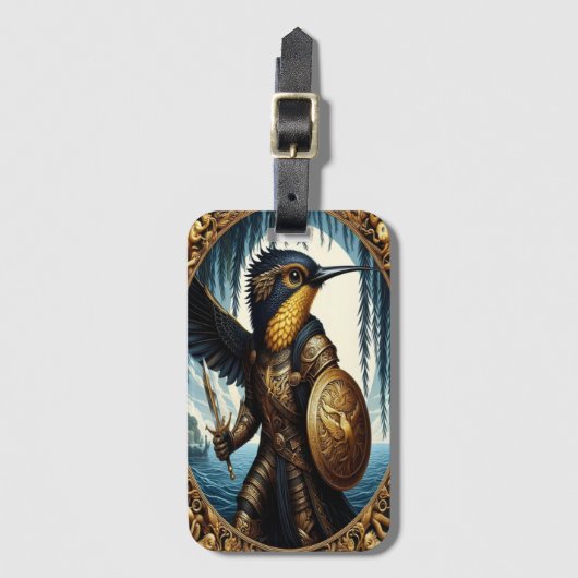 Avian Knight's Vigil Gepäckanhänger (Vorderseite Vertikal)