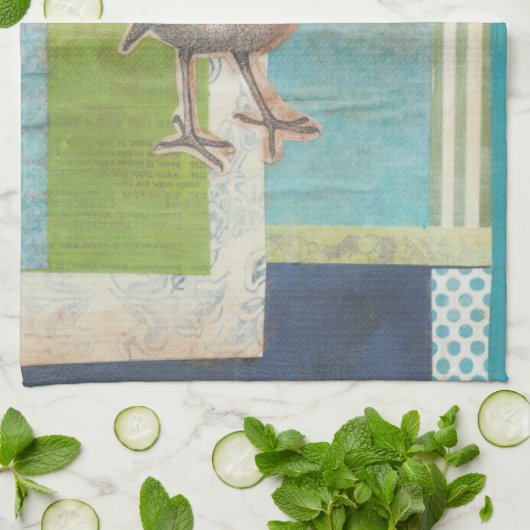 Avian Scrapbook I Handtuch (Gefaltet)