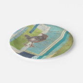 Avian Scrapbook I Pappteller (Schrägansicht)