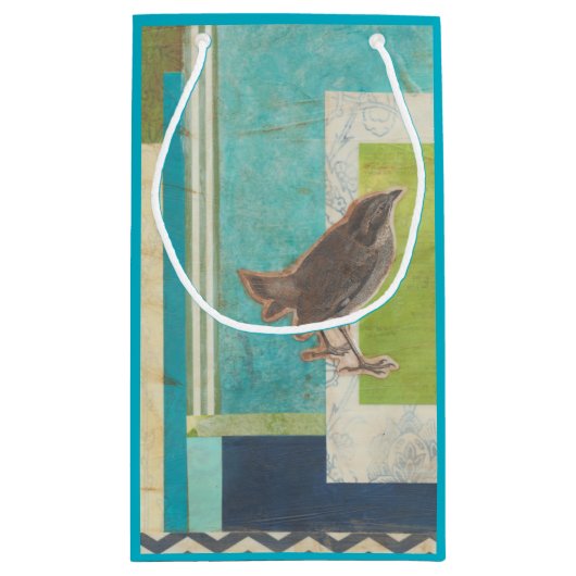 Avian Scrapbook II Kleine Geschenktüte (Rückseite)