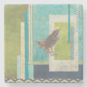Avian Scrapbook II Steinuntersetzer (Vorderseite)
