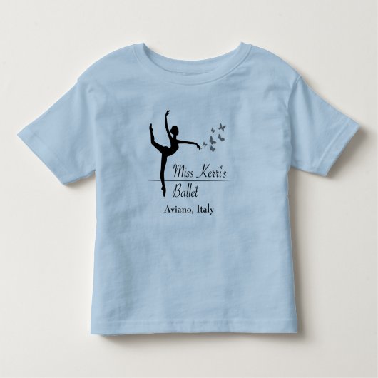 Aviano-Ballett-Programm-Kleinkind-T - Shirt (Vorderseite)